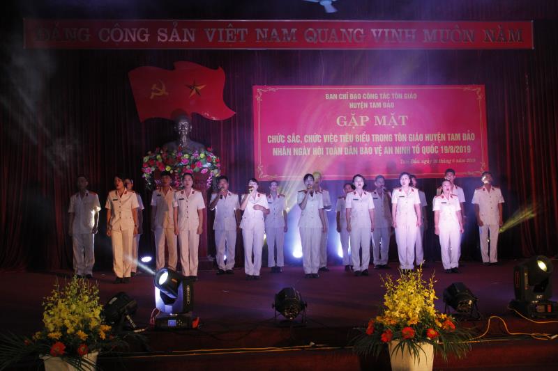 Vĩnh Phúc : Ban Chỉ Đạo Tôn Giáo Huyện Tam Đảo Gặp Mặt Các Chức Sắc Tôn Giáo Tiêu Biểu Nhân Ngày Hội Toàn Dân Bảo Vệ An Ninh Tổ Quốc