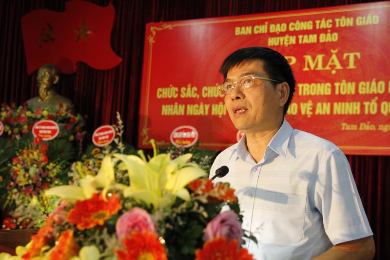 Vĩnh Phúc : Ban Chỉ Đạo Tôn Giáo Huyện Tam Đảo Gặp Mặt Các Chức Sắc Tôn Giáo Tiêu Biểu Nhân Ngày Hội Toàn Dân Bảo Vệ An Ninh Tổ Quốc