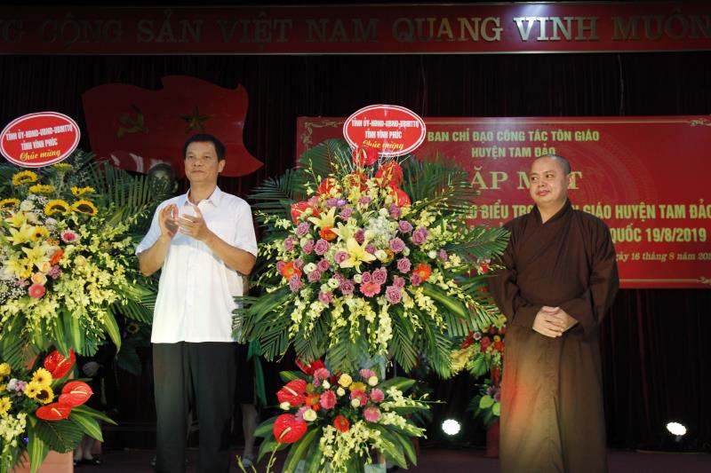 Vĩnh Phúc : Ban Chỉ Đạo Tôn Giáo Huyện Tam Đảo Gặp Mặt Các Chức Sắc Tôn Giáo Tiêu Biểu Nhân Ngày Hội Toàn Dân Bảo Vệ An Ninh Tổ Quốc