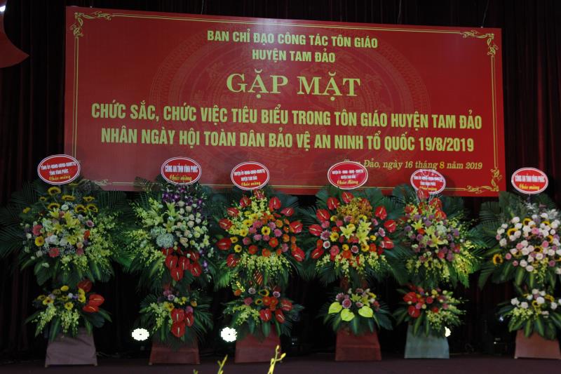 Vĩnh Phúc : Ban Chỉ Đạo Tôn Giáo Huyện Tam Đảo Gặp Mặt Các Chức Sắc Tôn Giáo Tiêu Biểu Nhân Ngày Hội Toàn Dân Bảo Vệ An Ninh Tổ Quốc
