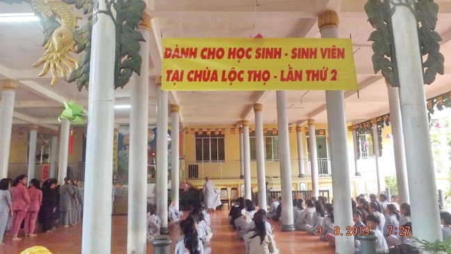 Khánh Hòa: Khóa tu mùa hè lần II năm 2019 tại chùa Lộc Thọ