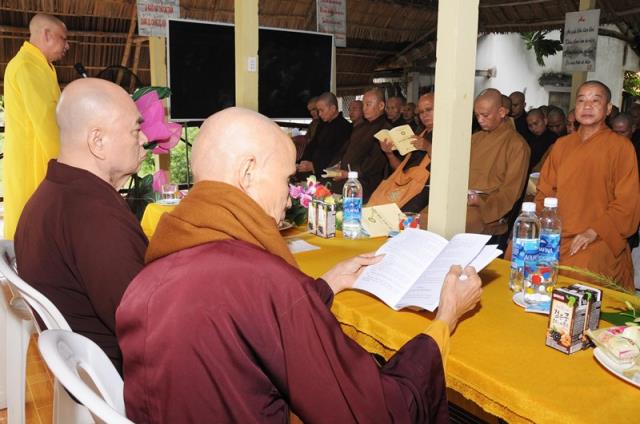 Phật giáo Quảng Nam phổ biến Nội quy Ban Tăng sự TƯGH tại đạo tràng an cư tổ đình Phước Lâm