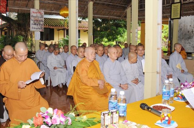 Phật giáo Quảng Nam phổ biến Nội quy Ban Tăng sự TƯGH tại đạo tràng an cư tổ đình Phước Lâm