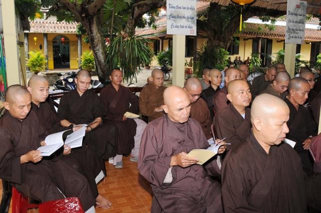 Phật giáo Quảng Nam phổ biến Nội quy Ban Tăng sự TƯGH tại đạo tràng an cư tổ đình Phước Lâm