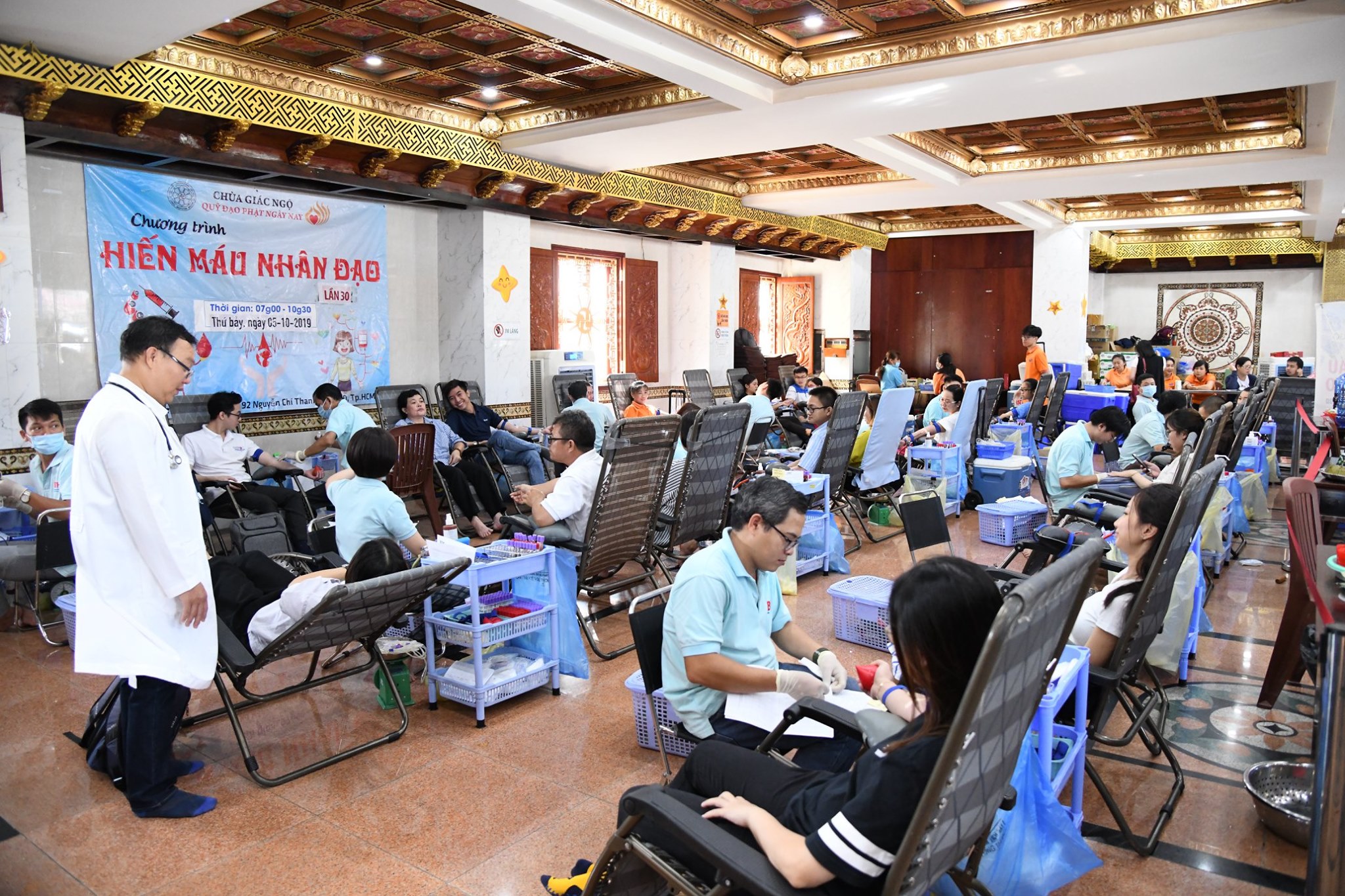 Hiến Máu Nhân Đạo Lần Thứ 30 Ngày 05.10.2019:  552 Người Đăng Ký Tham Gia