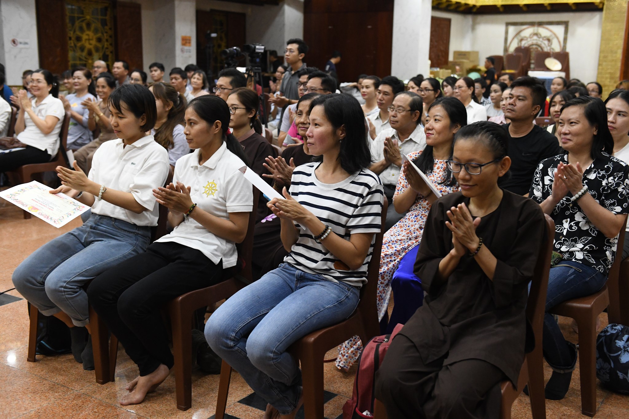 Chùa Giác Ngộ: Khai giảng lớp Bát Chánh đạo khóa 9