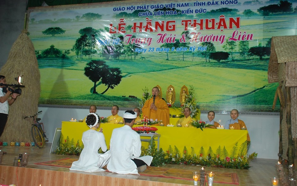 Lễ Hằng Thuận Tại Chùa Liên Hoa Kiến Đức Huyện Đắk R’Lấp Tỉnh Đắk Nông