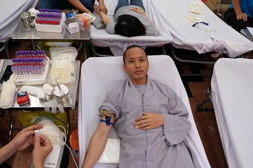 Chùa Giác Ngộ: 495 Người đăng ký hiến máu nhân đạo