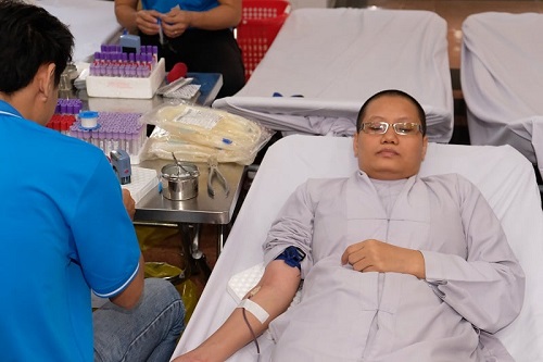 Chùa Giác Ngộ: 495 Người đăng ký hiến máu nhân đạo