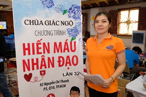 Chùa Giác Ngộ: 495 Người đăng ký hiến máu nhân đạo