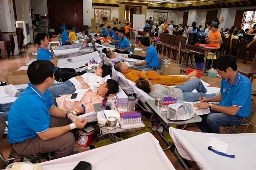 Chùa Giác Ngộ: 495 Người đăng ký hiến máu nhân đạo