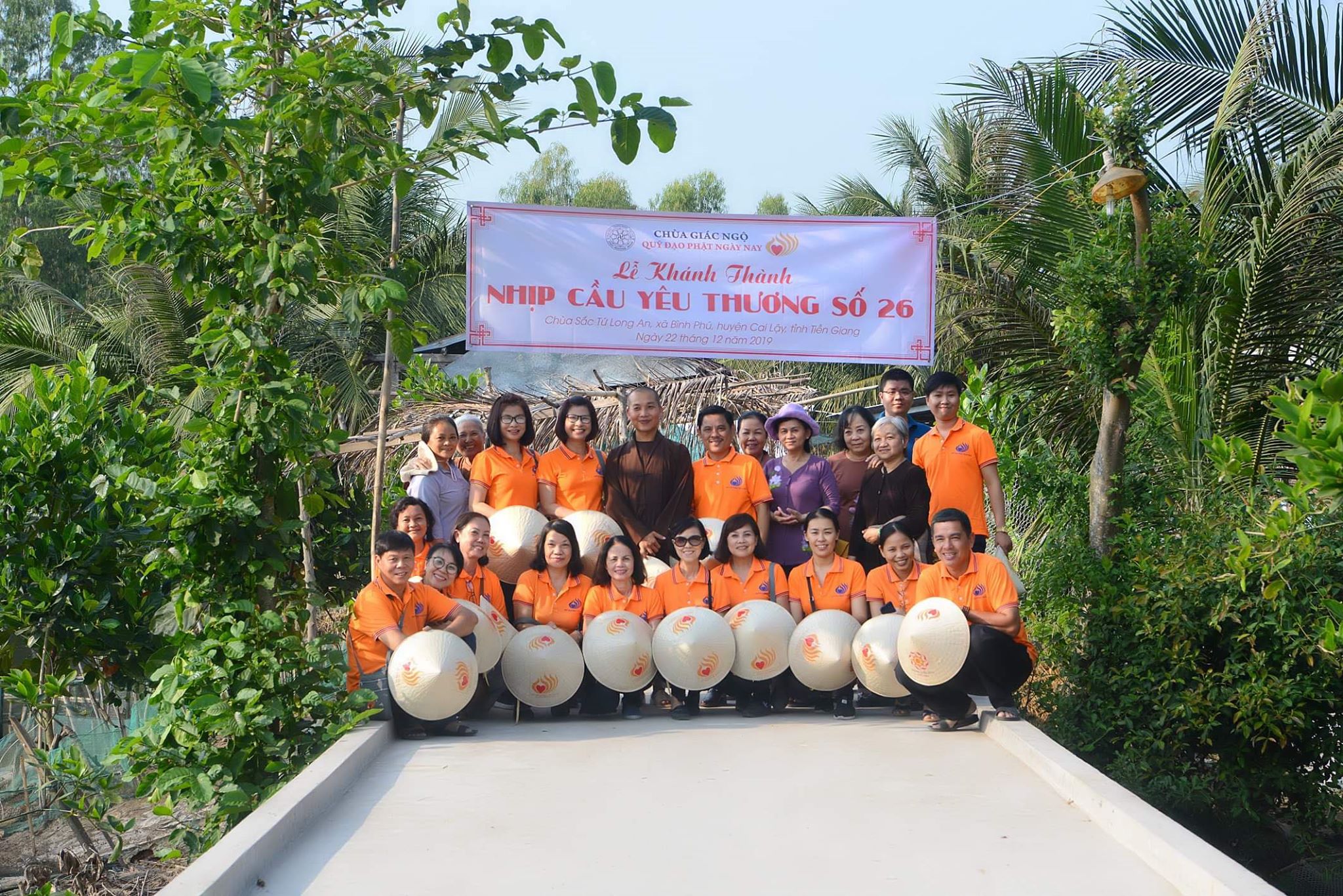 Quỹ Đạo Phật Ngày Nay khánh thành hai nhịp cầu số 25 và 26 tại tỉnh Tiền Giang