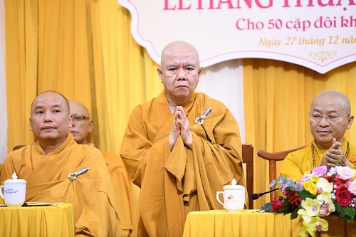 Chùa Giác Ngộ: Lễ Hằng Thuận cho 50 cặp khuyết tật