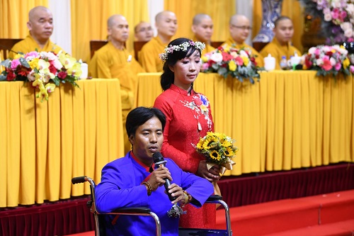 Chùa Giác Ngộ: Lễ Hằng Thuận cho 50 cặp khuyết tật