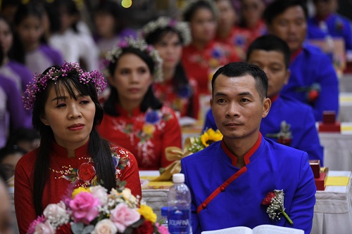 Chùa Giác Ngộ: Lễ Hằng Thuận cho 50 cặp khuyết tật