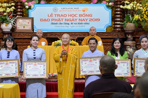 Tổng Kết Chương Trình  Trao Tặng Học Bổng Đạo Phật Ngày Nay 2019 (Dành cho sinh viên các trường đại học, cao đẳng tại TP.HCM) (C228)