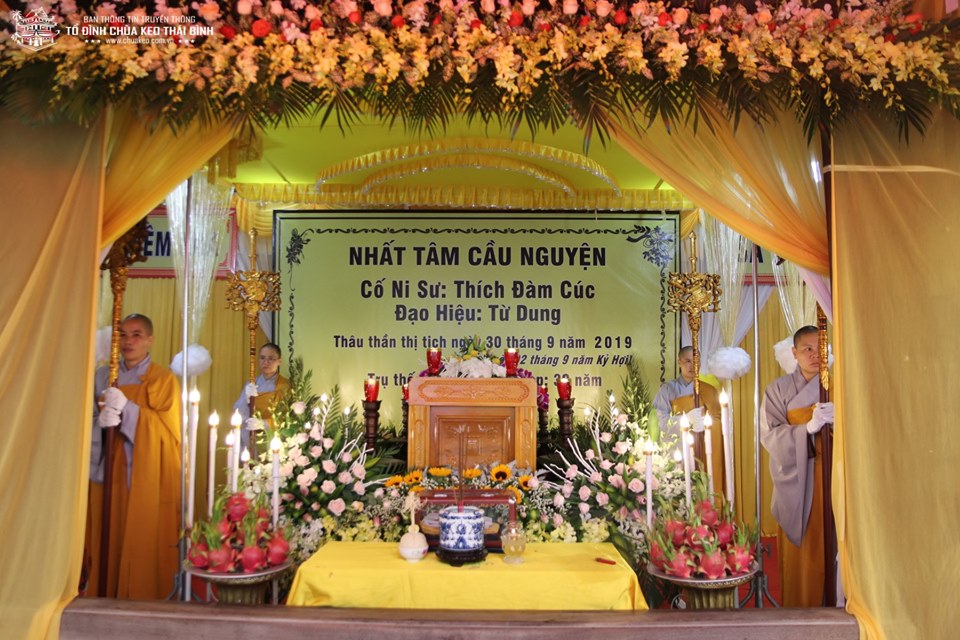 Thái Bình: BTS PG tỉnh viếng tang NS.Thích Đàm Cúc