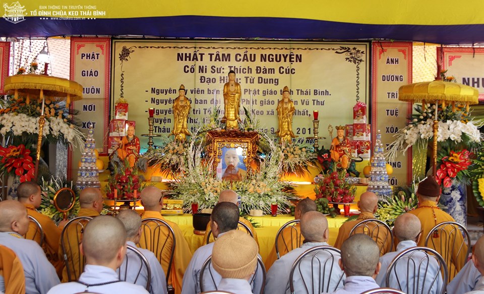 Thái Bình: BTS PG tỉnh viếng tang NS.Thích Đàm Cúc