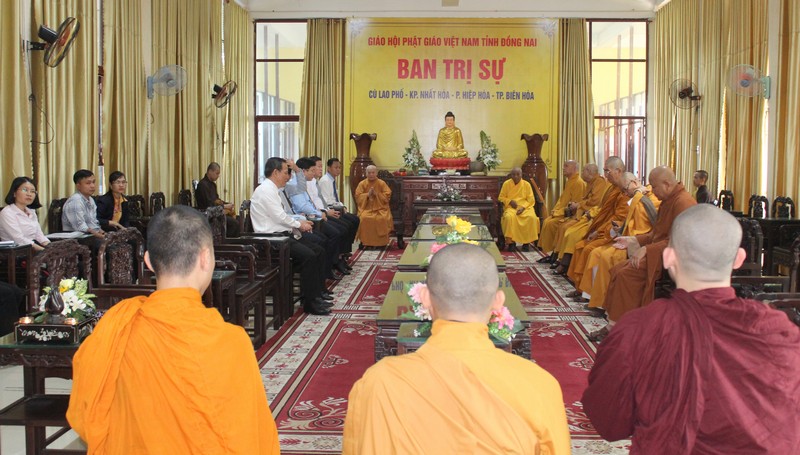 Đồng Nai:Khai mạc khóa bồi dưỡng nghiệp vụ hành chính và trụ trì