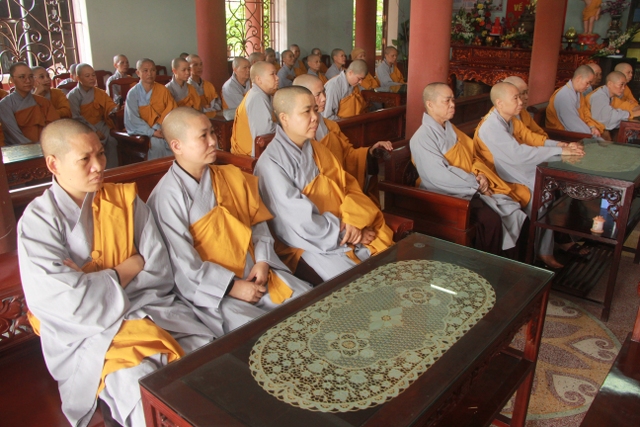 Thái Bình: Trường hạ chùa Thánh Long tác pháp tự tứ