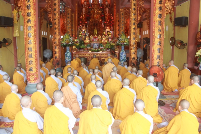 Thái Bình: Trường hạ chùa Thánh Long tác pháp tự tứ