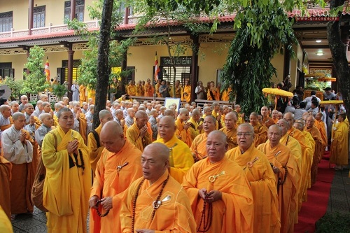 [TOÀN CẢNH] Di quan Đại lão Hòa thượng Thích Trí Quang trà-tỳ