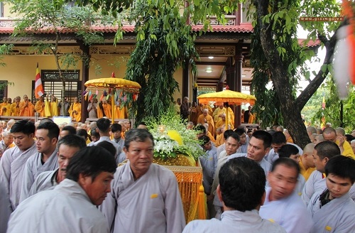 [TOÀN CẢNH] Di quan Đại lão Hòa thượng Thích Trí Quang trà-tỳ