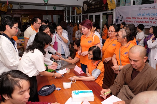 Chương Trình “Gắn Kết Yêu Thương”  - Khám Chữa Bệnh Cho Tăng Đoàn  Và Phật Tử Tại Chùa Giác Ngộ