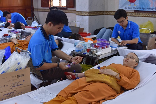 Chùa Giác Ngộ: Hơn 450 Người Đăng Ký Tham Gia Hiến Máu Trong Ngày 02.11.2019 (HM31)