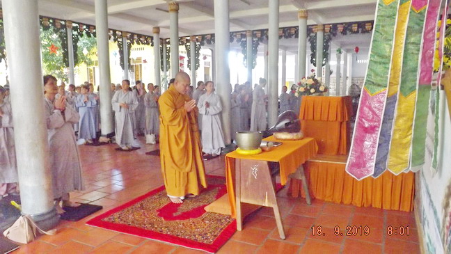 Chùa Lộc Thọ tổ chức khóa tu Bát quan trai lần thứ 8