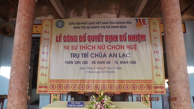 Lễ đại tường cố Ni trưởng TN Diệu Thanh và công bố quyết định bổ nhiệm trụ trì chùa An Lạc