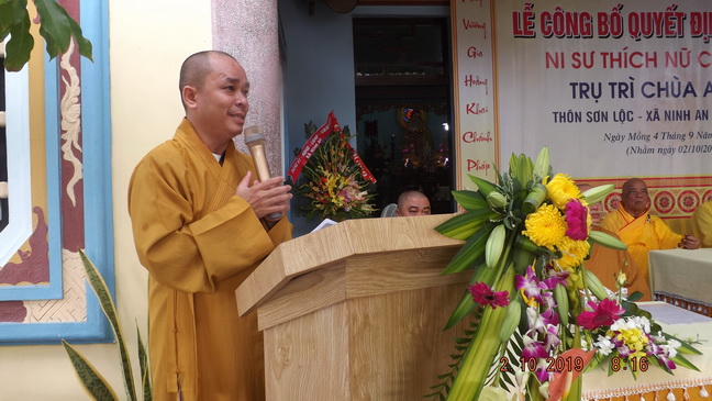 Lễ đại tường cố Ni trưởng TN Diệu Thanh và công bố quyết định bổ nhiệm trụ trì chùa An Lạc