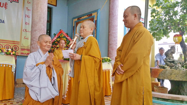 Lễ đại tường cố Ni trưởng TN Diệu Thanh và công bố quyết định bổ nhiệm trụ trì chùa An Lạc