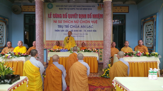 Lễ đại tường cố Ni trưởng TN Diệu Thanh và công bố quyết định bổ nhiệm trụ trì chùa An Lạc