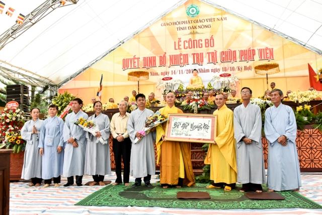 Đắk Nông : Lễ Bổ Nhiệm Trụ Trì Chùa Pháp Viên