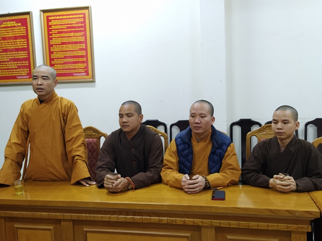 Vĩnh Phúc : BTS GHPGVN tỉnh thăm và chúc Tết lãnh đạo Công An tỉnh Vĩnh Phúc.