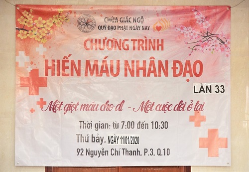 Chương trình “Hiến Máu Nhân Đạo” đầu tiên của năm 2020