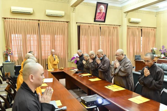 HVPGVN tại TP. HCM: Họp đúc kết kỳ thi Tuyển sinh Cử nhân Phật học khóa XV