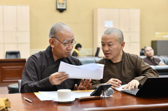 HVPGVN tại TP. HCM: Họp đúc kết kỳ thi Tuyển sinh Cử nhân Phật học khóa XV