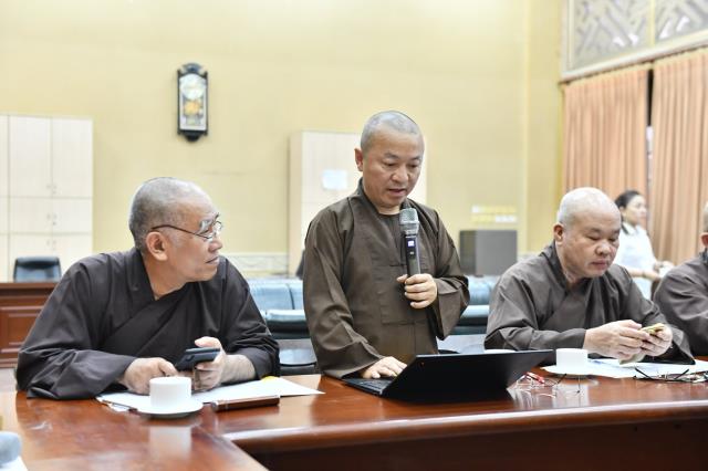 HVPGVN tại TP. HCM: Họp đúc kết kỳ thi Tuyển sinh Cử nhân Phật học khóa XV