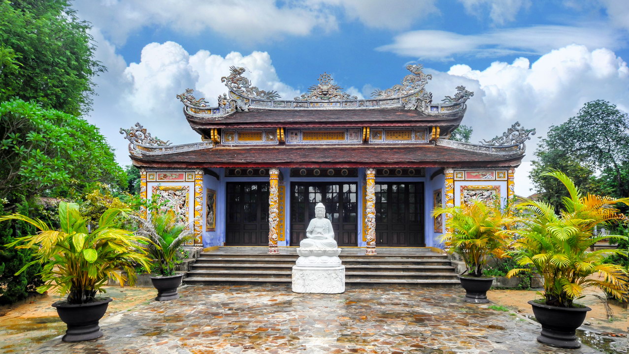 Sắc tứ tây thiên di đà tự, huế với tăng cang hòa thượng thanh ninh tâm tịnh