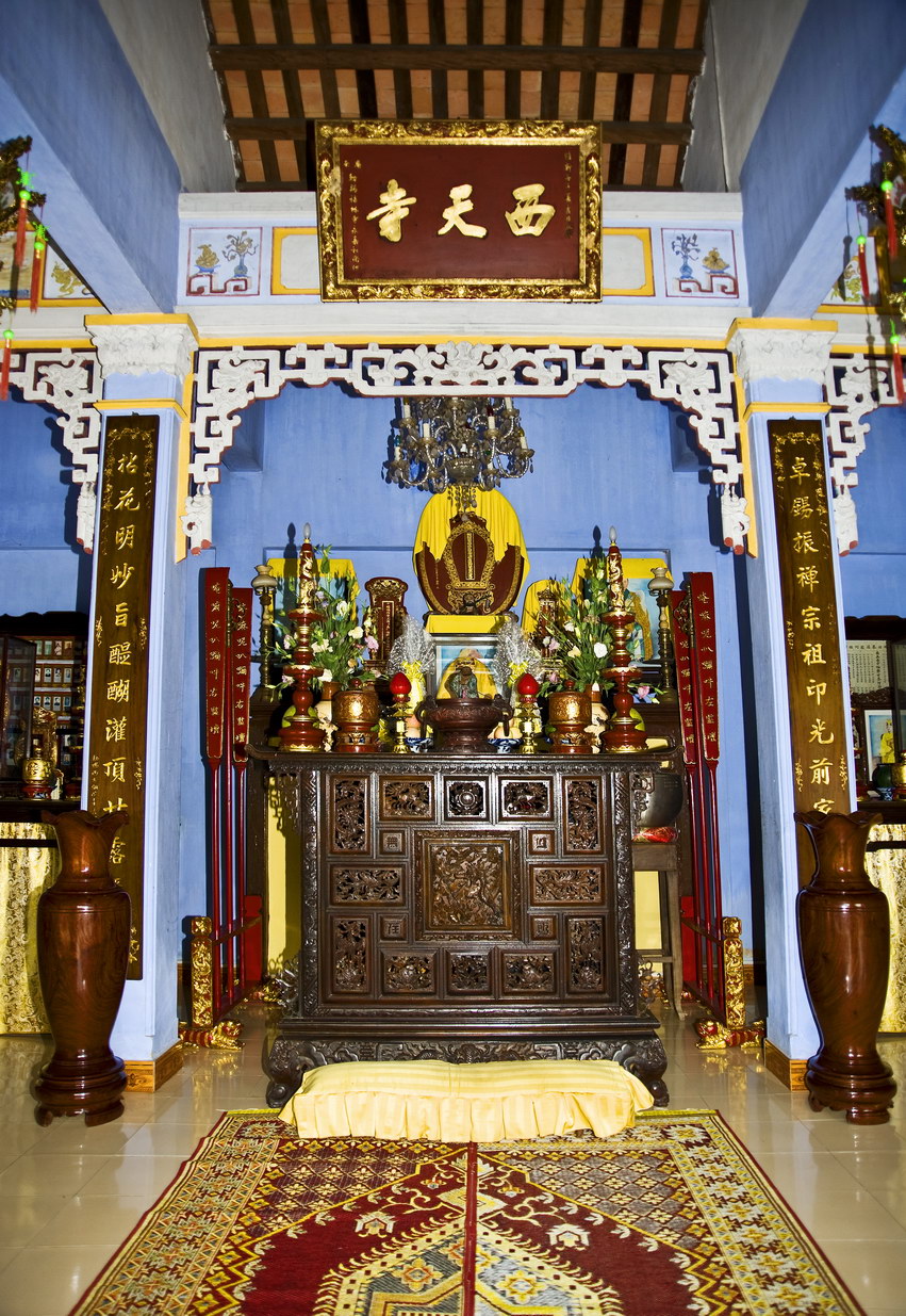 Sắc tứ tây thiên di đà tự, huế với tăng cang hòa thượng thanh ninh tâm tịnh