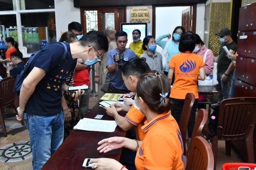 Chùa Giác Ngộ: 460 Người Tham Gia  Hiến Máu Nhân Đạo