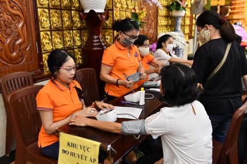 Chùa Giác Ngộ: 460 Người Tham Gia  Hiến Máu Nhân Đạo