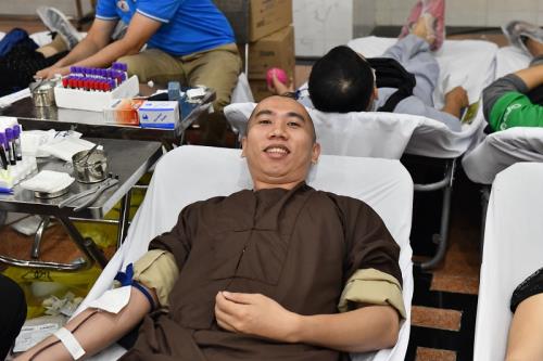 Chùa Giác Ngộ: 460 Người Tham Gia  Hiến Máu Nhân Đạo