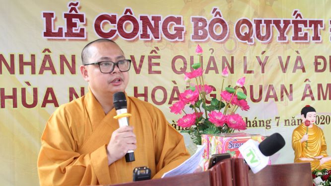 Vĩnh Phúc : Lễ Công Bố Quyết Định Nhân Sự Quản Lý và Điều Hành Chùa Nga Hoàng (Tam Đảo – Vĩnh Phúc)