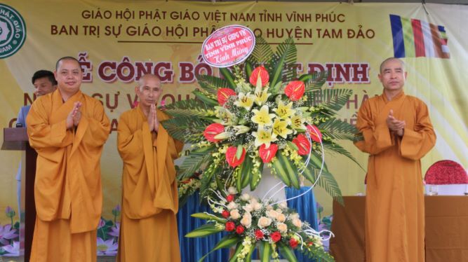 Vĩnh Phúc : Lễ Công Bố Quyết Định Nhân Sự Quản Lý và Điều Hành Chùa Nga Hoàng (Tam Đảo – Vĩnh Phúc)