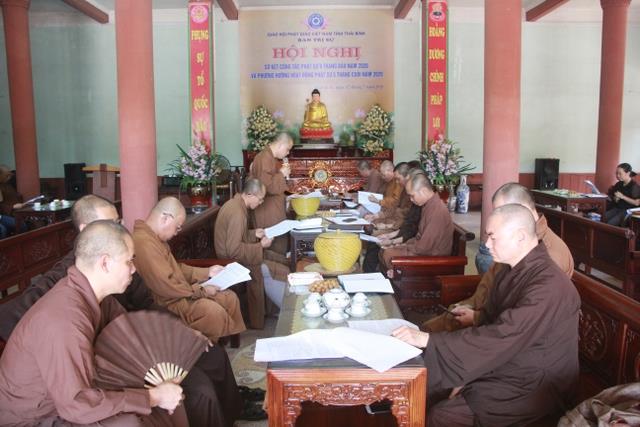 Phật Giáo Tỉnh Thái Bình Sơ Kết Phật Sự 6 Tháng Đầu Năm