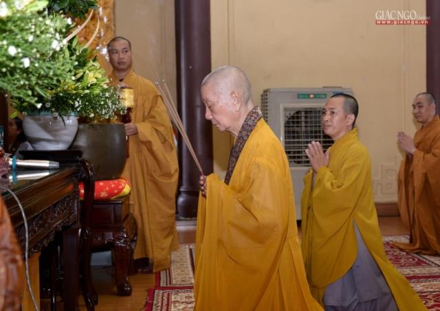 TP.HCM: Khóa tu “Một ngày an lạc” tại Học viện