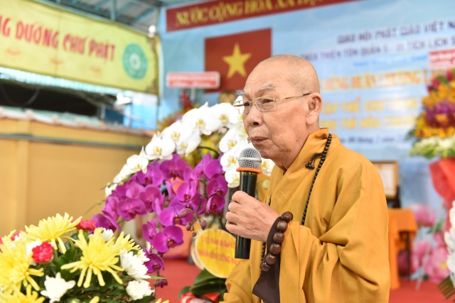 TP. HCM: Chùa Thiên Tôn đón nhận huân chương lao động hạng ba